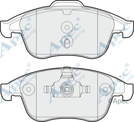 APEC BRAKING Jarrupala, levyjarru PAD1708